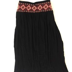 Embroidered Semi-sheer Maxi